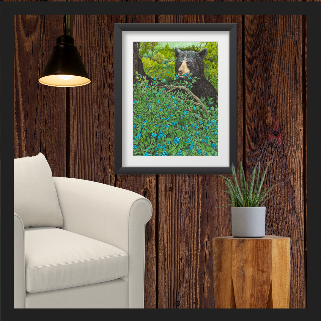 Sharing Blueberries with a Friend